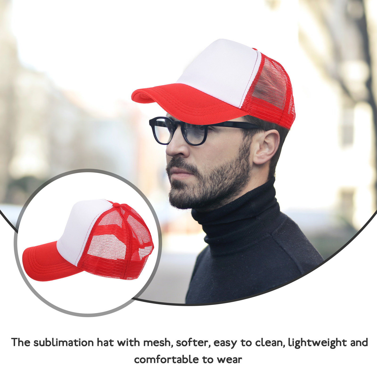 10Pcs Blank Mesh Baseball Caps – обзор и цена Hat Sublimation Blank