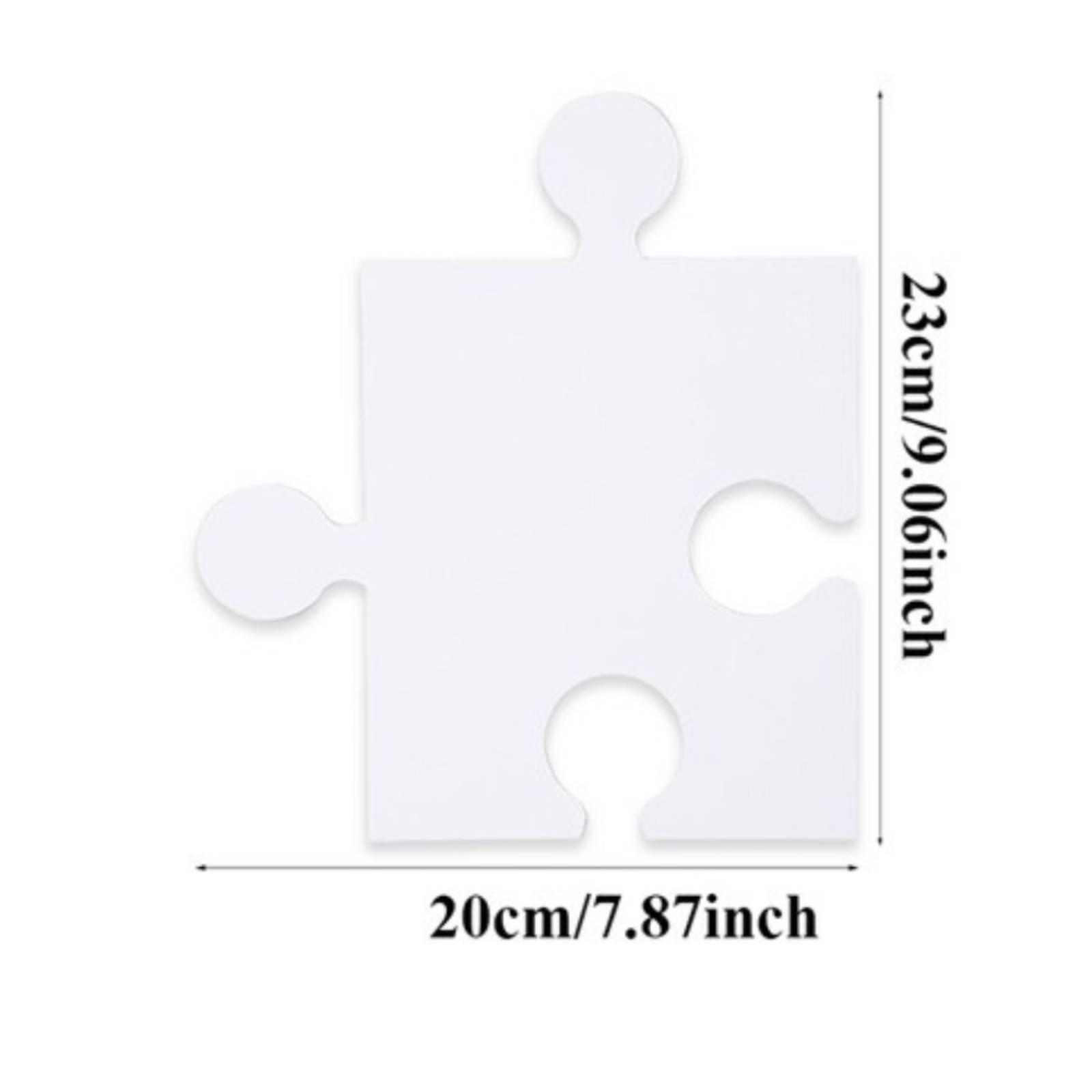 30 Pieces Blank Puzzle Pieces  – обзор и цена Puzzle Blank White