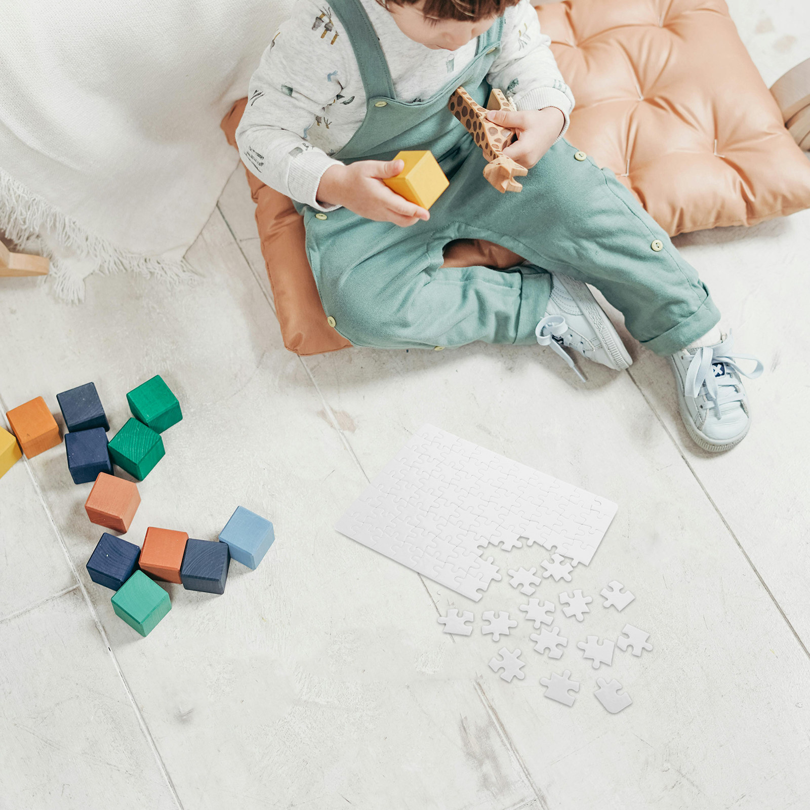 4 Sheets Blank Jigsaw Puzzle B – обзор и цена Puzzle Blank White