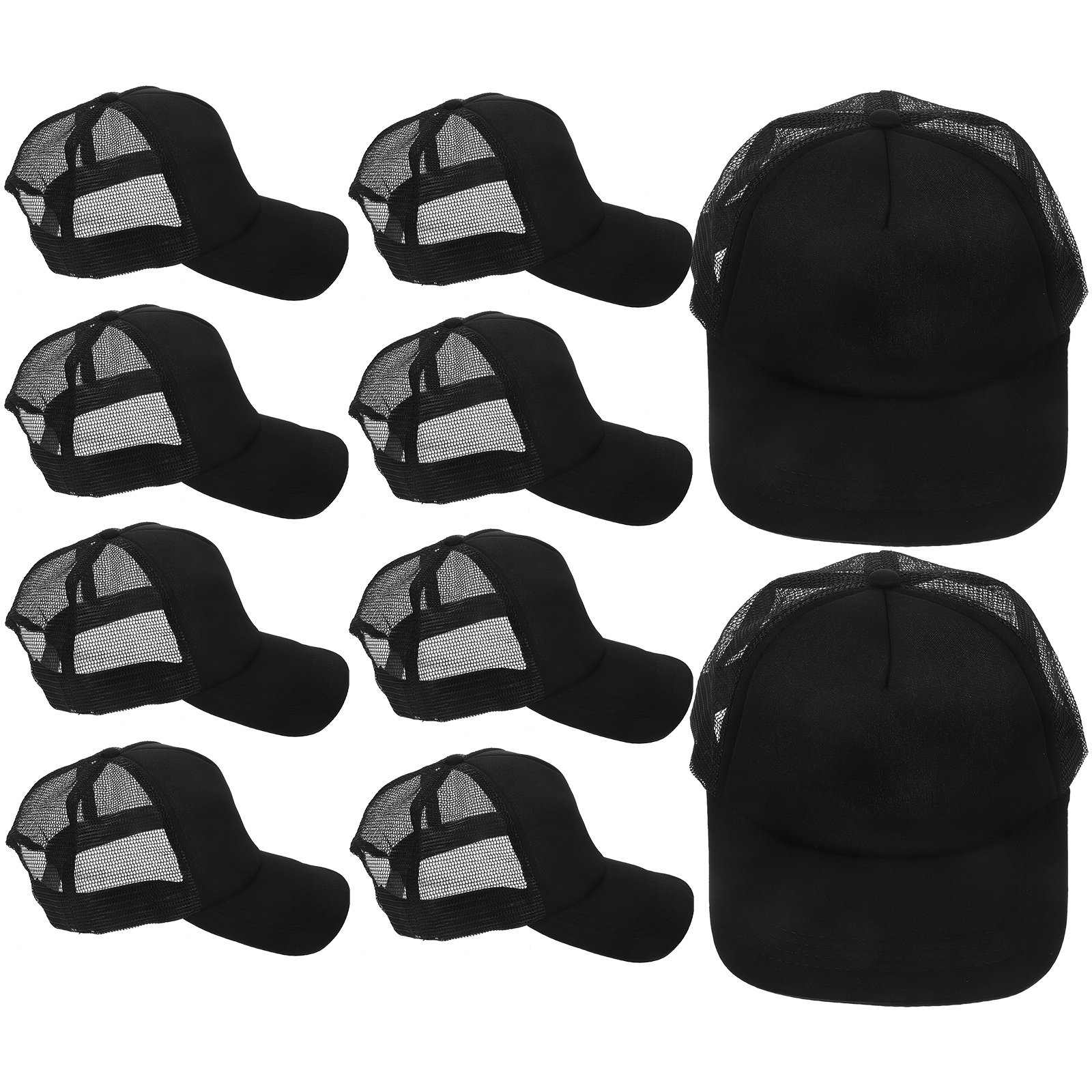 10Pcs Blank Baseball Hats Mesh – обзор и цена Hat Sublimation Blank