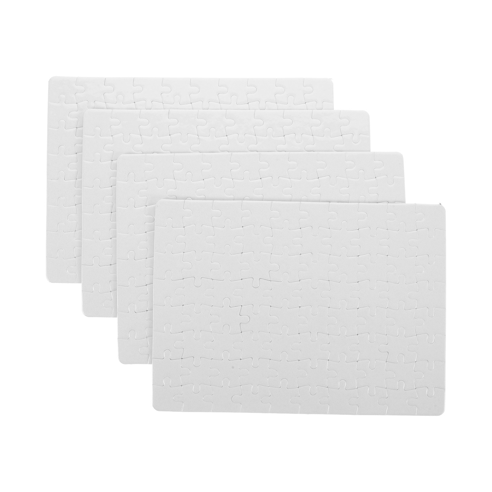 4 Sheets Blank Puzzle Pieces W – обзор и цена Puzzle Blank White