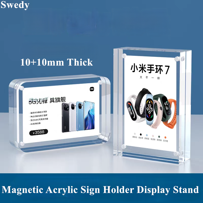 5 PCS 90x55mm Magnetic Acrylic – обзор и цена Photo Acrylic Block