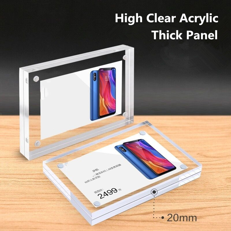5 PCS 90x55mm Magnetic Acrylic – обзор и цена Photo Acrylic Block