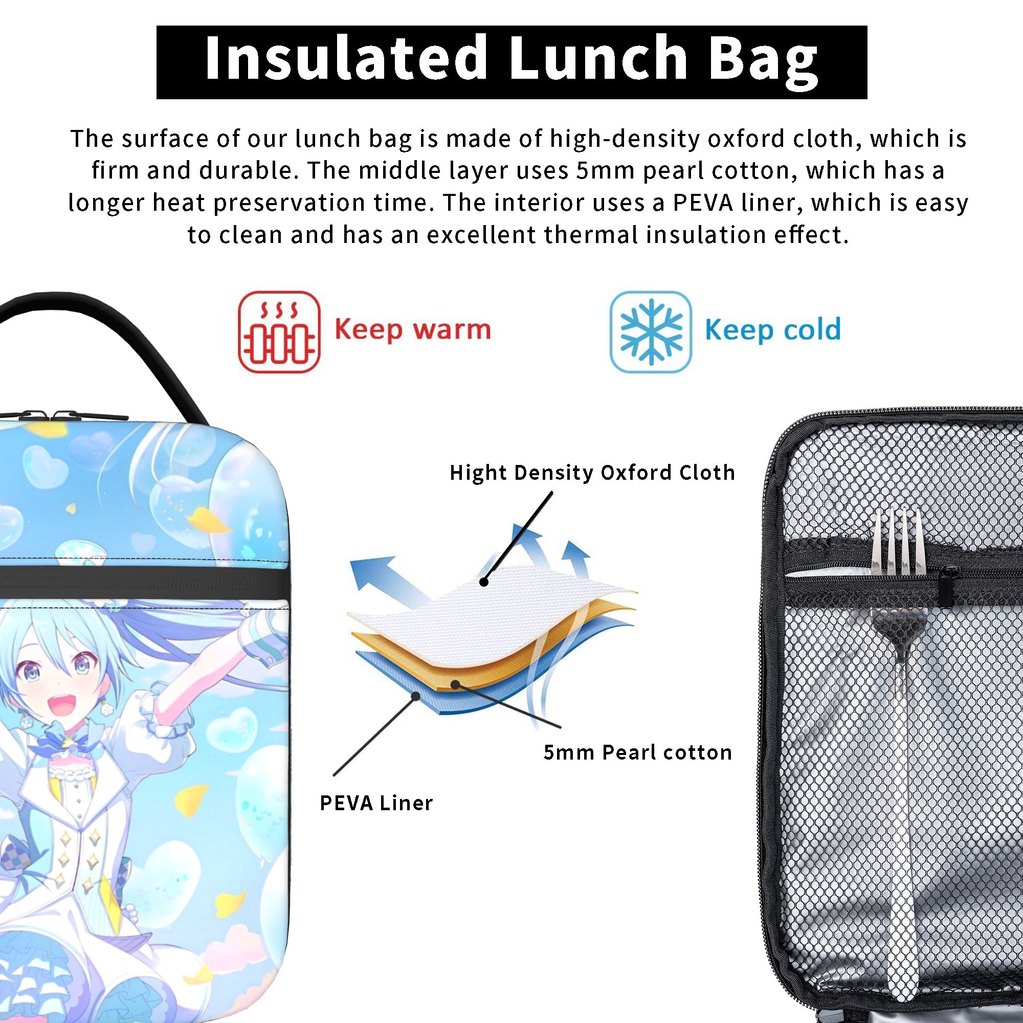 Hatsune Miku Trained Insulated – обзор и цена Tote Bag Sublimation