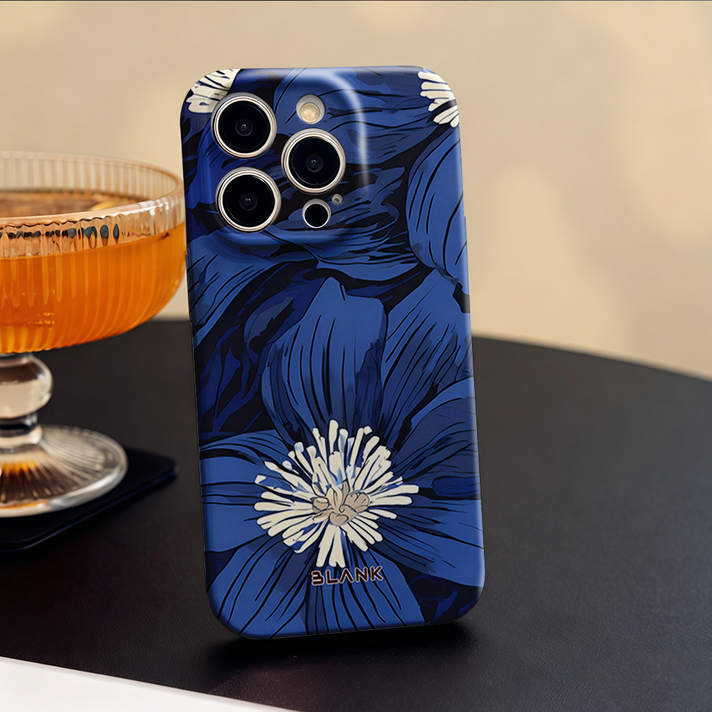 Blue and Green Floral Print Fo – обзор и цена Phone Case Blank Print