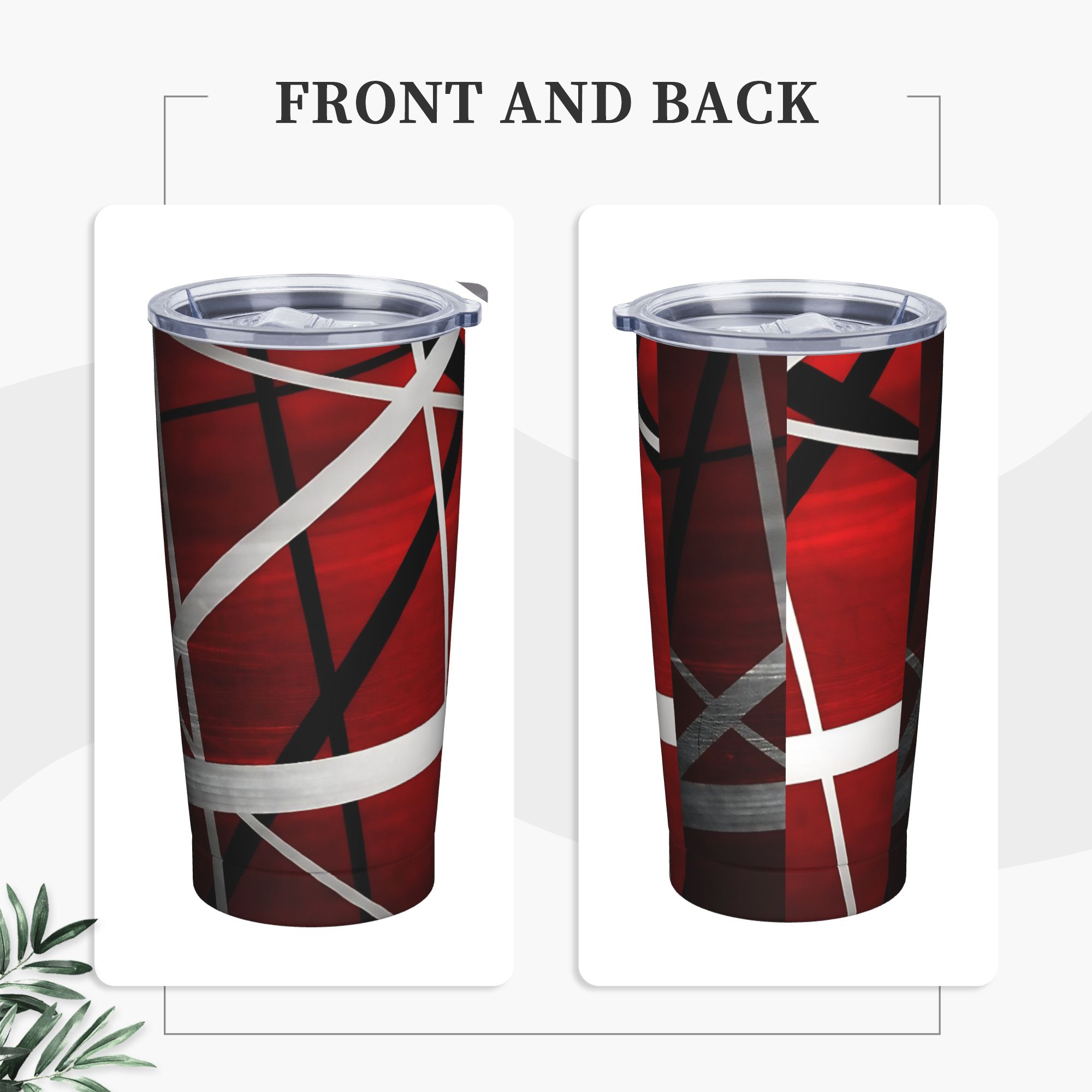 V-Van Halens Red Black White T – обзор и цена Tumbler 20Oz White