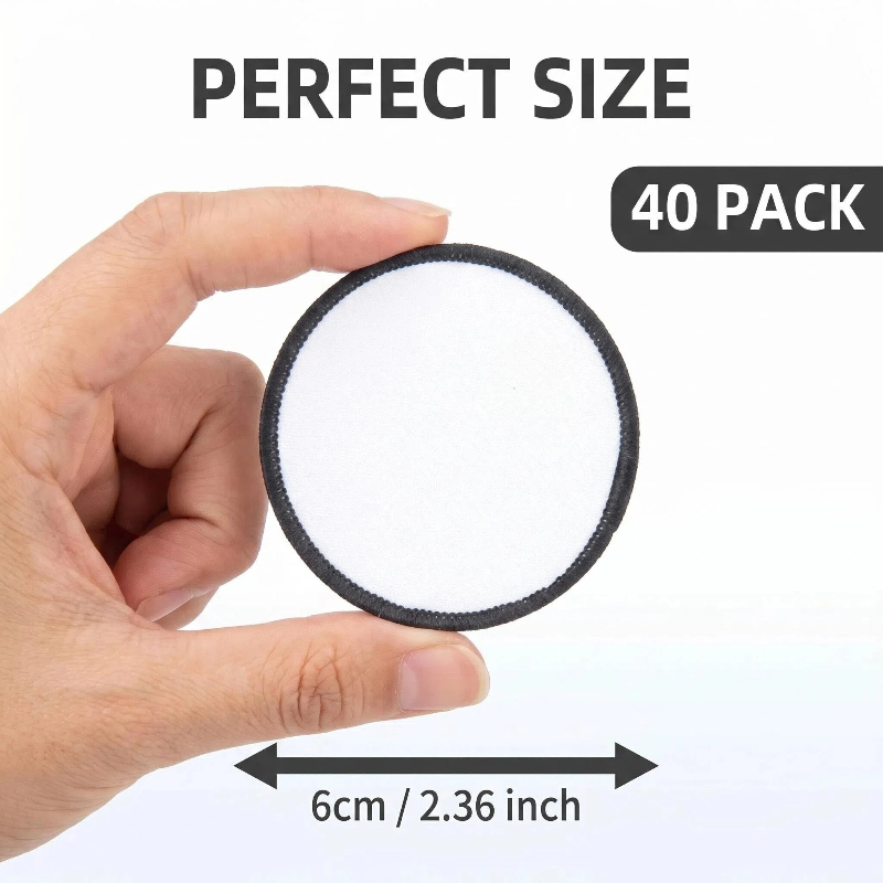 40 PCs Sublimation Patches Clo – обзор и цена Hat Sublimation Blank
