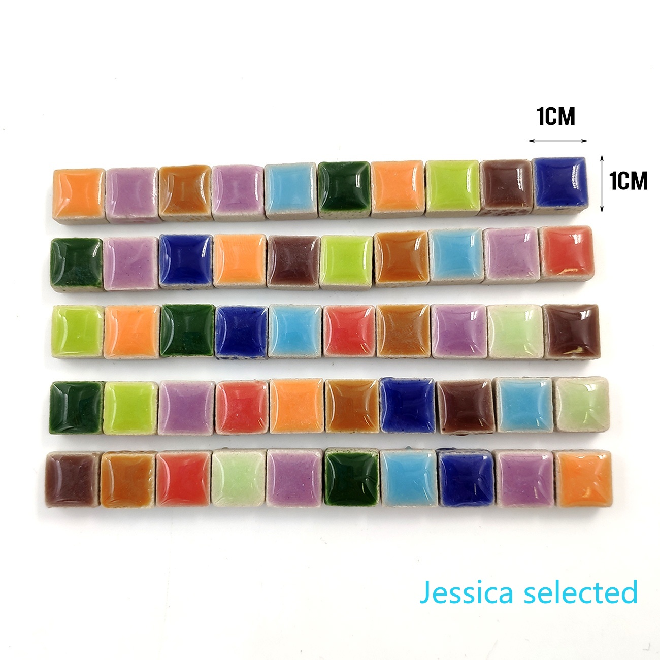 100g DIY Ceramic Mosaic Tiles  – обзор и цена Ceramic Tile Blank