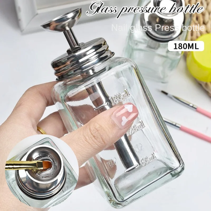 Nail glass bottle press funnel – обзор и цена Water Bottle Blank