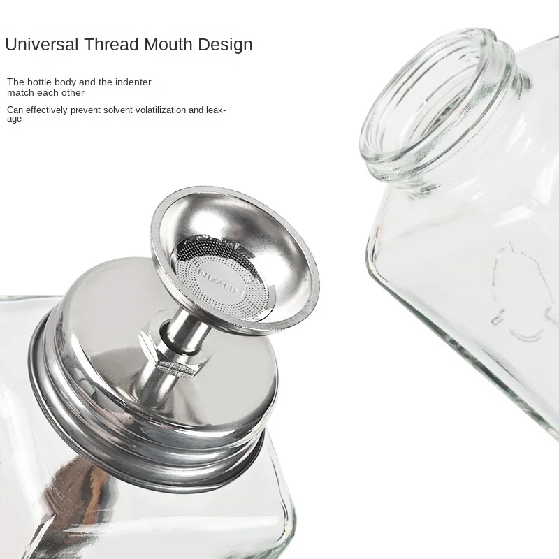 Nail glass bottle press funnel – обзор и цена Water Bottle Blank